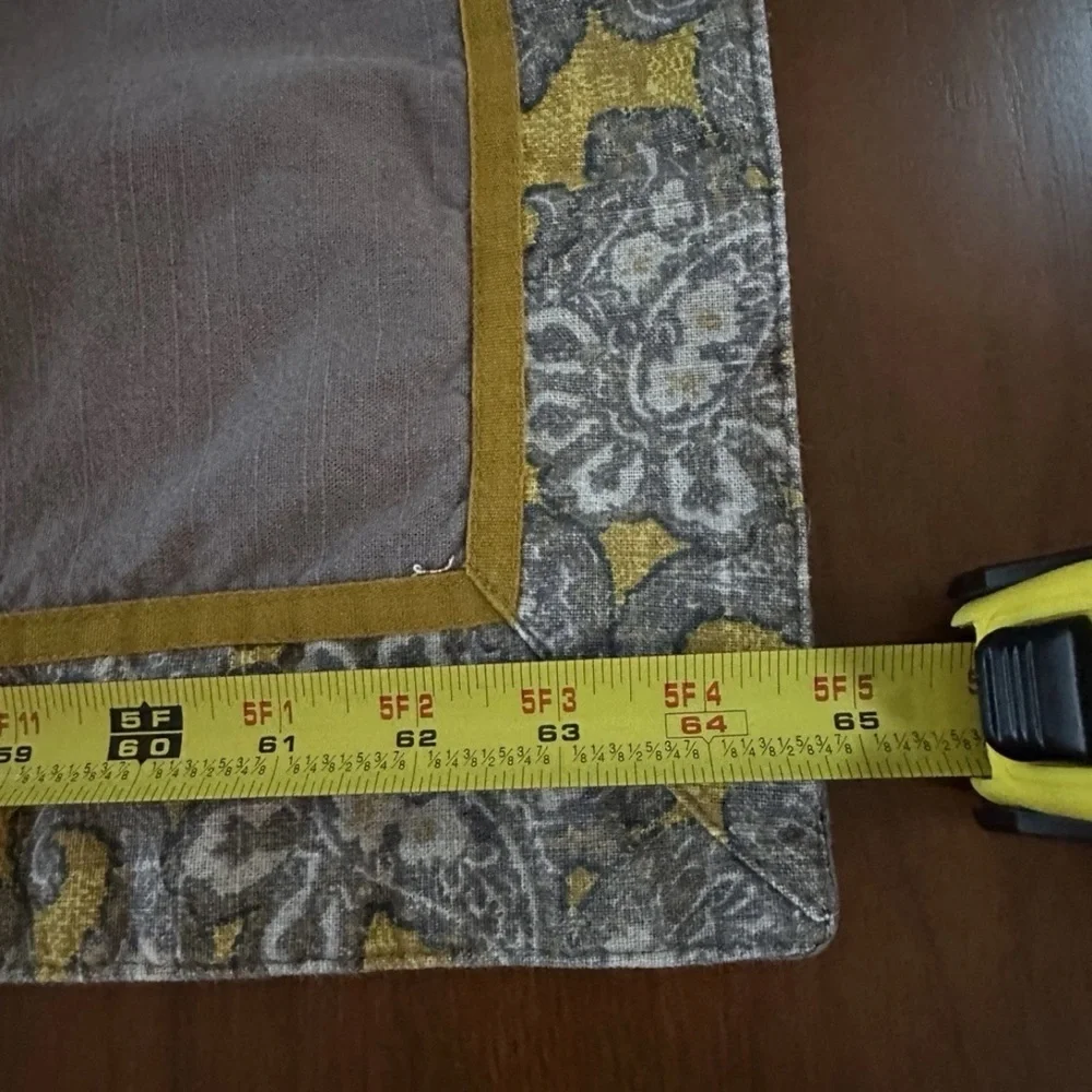 Threshold Brown Yellow Cream Table Runner